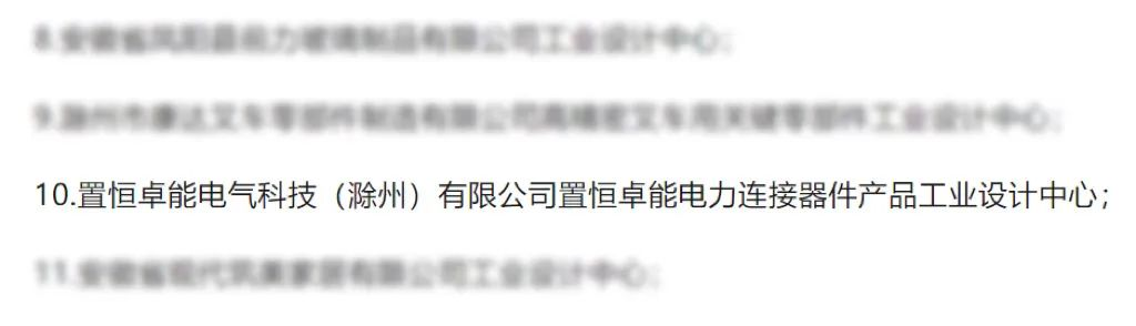 喜报！置恒卓能获新荣誉—“滁州市级工业设计中心”！