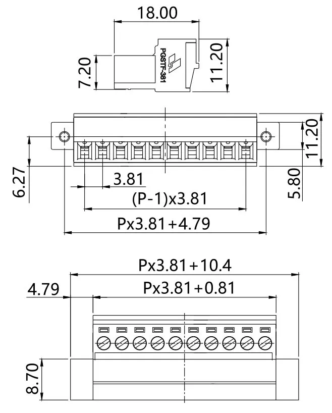 穿墙端子系列PGSTF-381(图1)