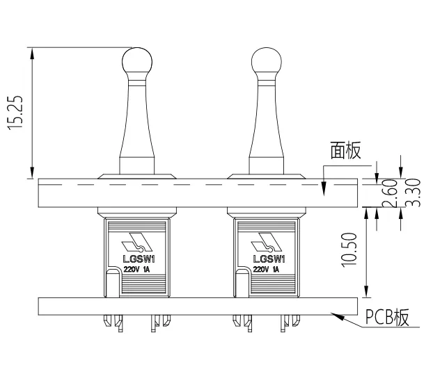 跳闸矩阵逻辑压板开关(图1)