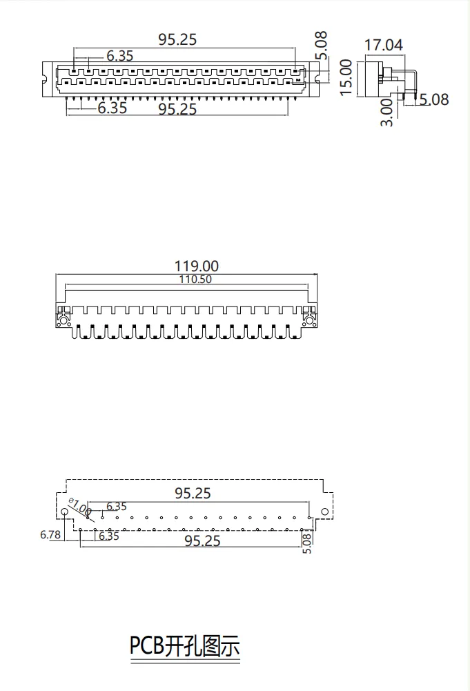 插拔式免螺丝接插件D1STC-635-32P(图1)